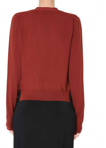 Cardigane Bottega Veneta V-Neck Cardigan ORANGE Femei (BM 7548091) 4