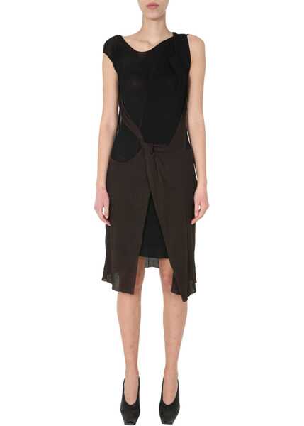 Rochii elegante Bottega Veneta Midi Dress BROWN Femei (BM 7548094) 3