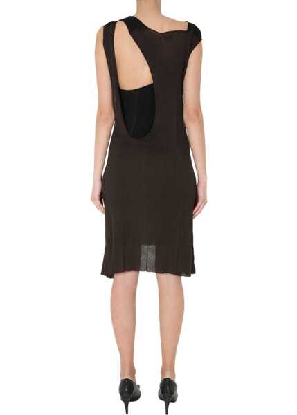 Rochii elegante Bottega Veneta Midi Dress BROWN Femei (BM 7548094) 4