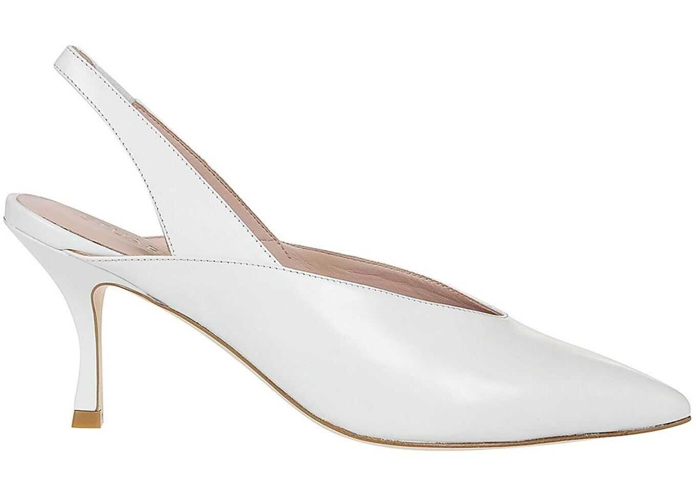 Avianna White Slingback Pumps