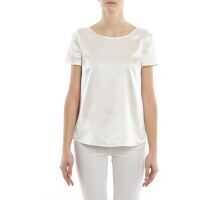 Bluze Emporio Armani White Silk Satin Blouse