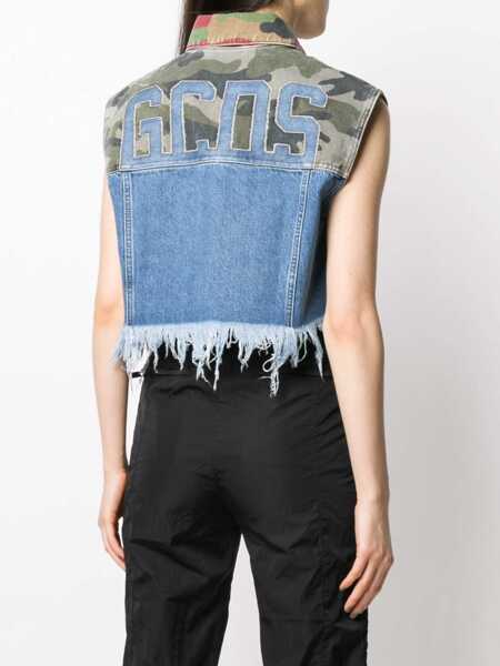 Veste GCDS Denim Vest MULTICOLOUR Femei (BM 7560871) 4