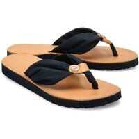 Slapi Leather Footbed Beach Femei