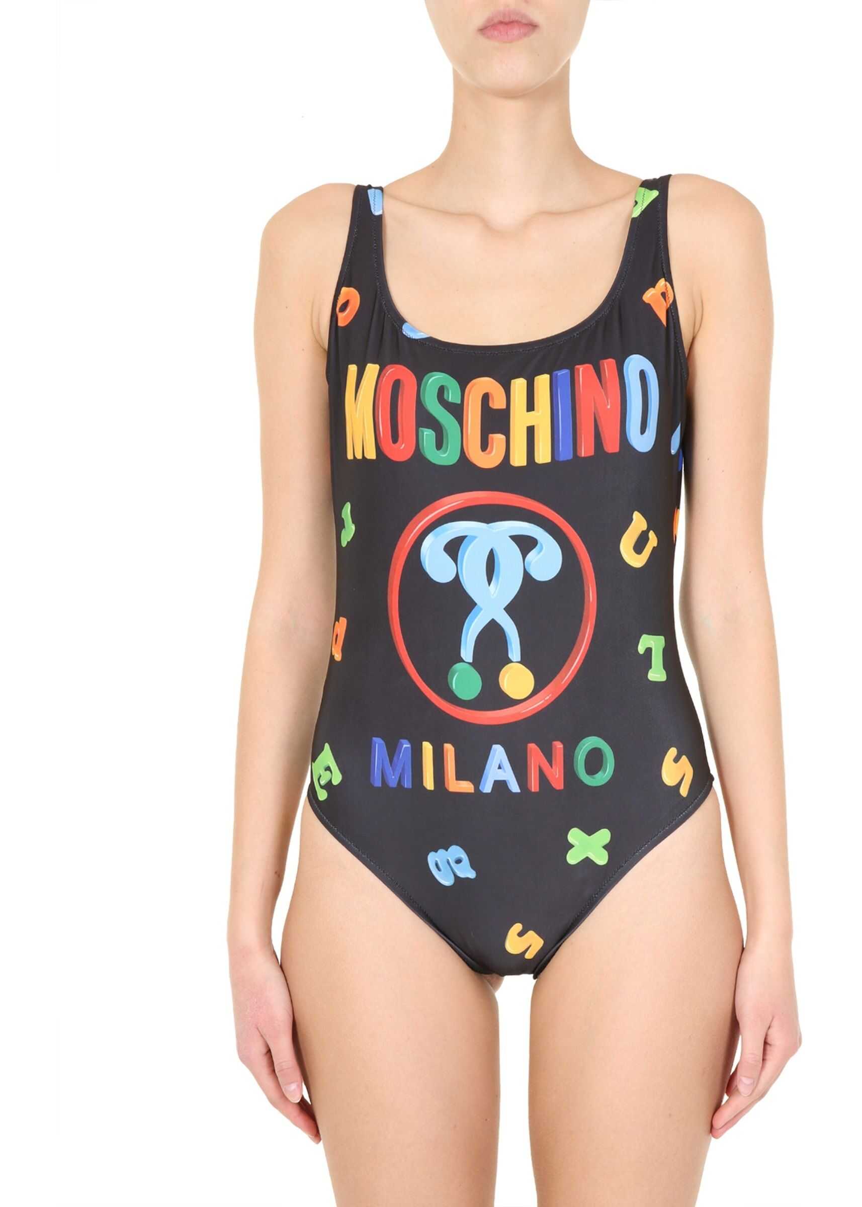 Moschino "Magnets"One-Piece Costume BLACK