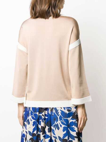 Pulovere LOVE Moschino Round Neck Sweater BEIGE Femei (BM 7572061) 4