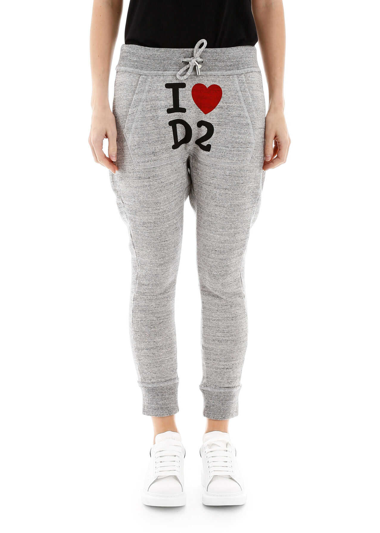 DSQUARED2 I Love D2 Joggers S75KB0072 S25148 GREY MELANGE