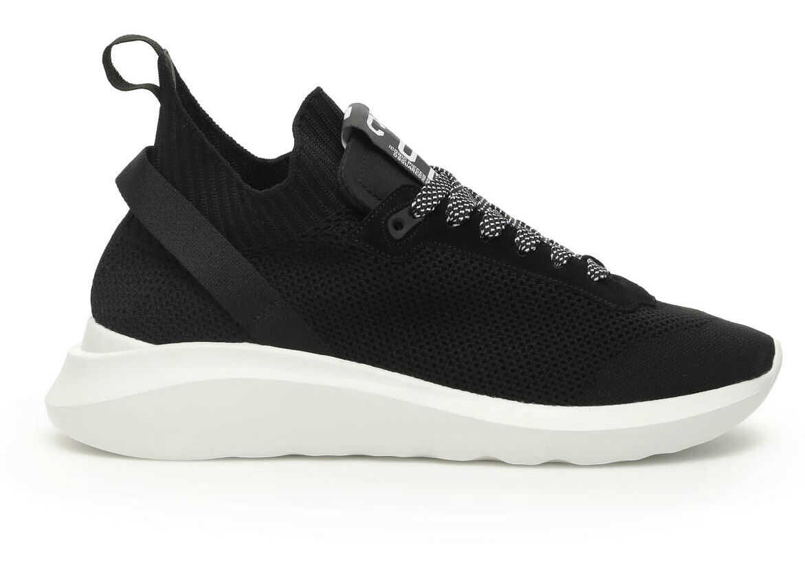 DSQUARED2 Speedster Knit Sneakers NERO BIANCO