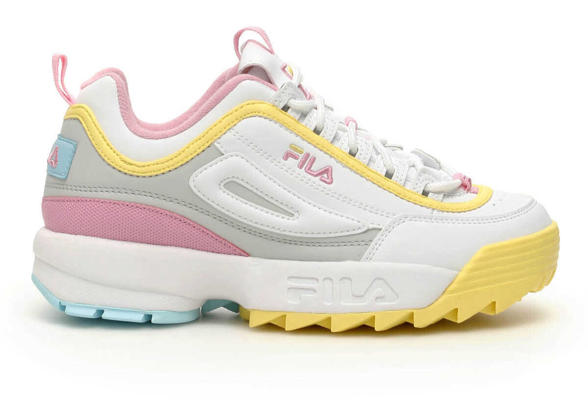 Fila Disruptor Cb Low Sneakers WHITE LIMELIGHT