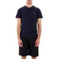 Tricouri Lacoste Henley T-Shirt With Logo Patch