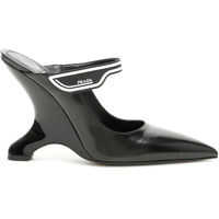 Saboti Brushed Calfskin Mules Femei