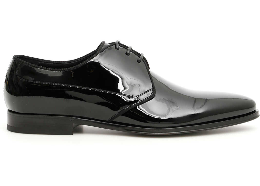 Patent Lace-Ups