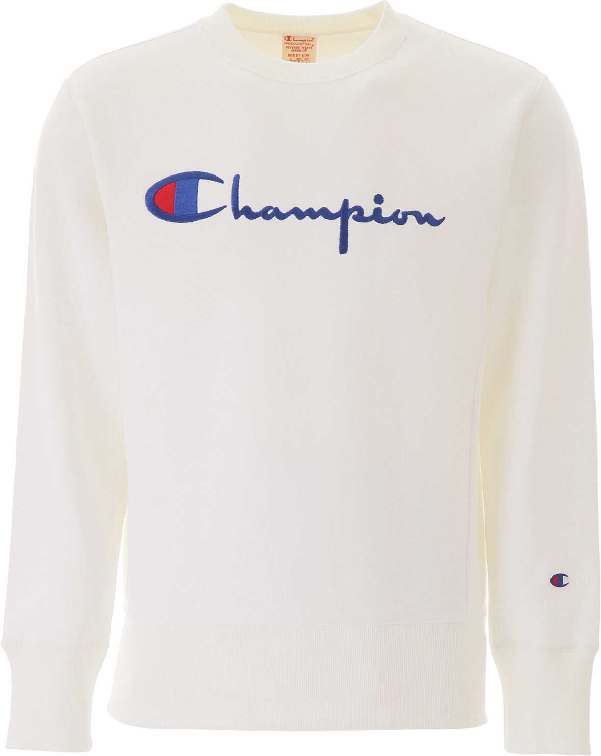 Champion Logo Hoodie WHITE