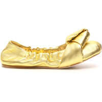 Pantofi fara toc Mordore' Golden Nappa Ballet Flats Femei