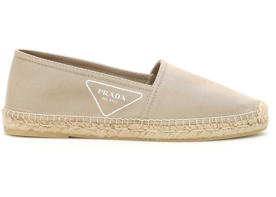 Prada Gabardine Espadrilles With Logo COLONIALE