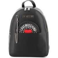 Rucsacuri Logo Lettering Backpack In Black Femei