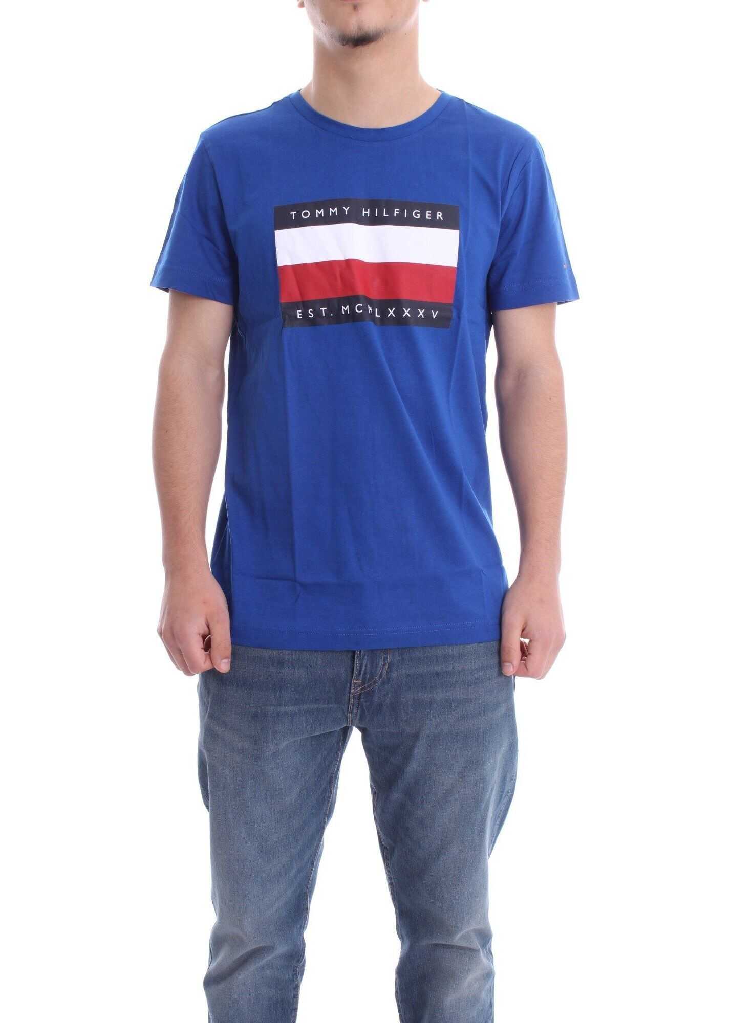 Tommy Hilfiger Cotton T-Shirt BLUE