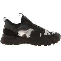 Sneakers Rockrunner Plus Camouflage Sneakers In Black And Silver Barbati