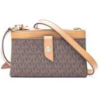Genti tip postas Mk Charm Medium Cross Body Bag In Brown Femei
