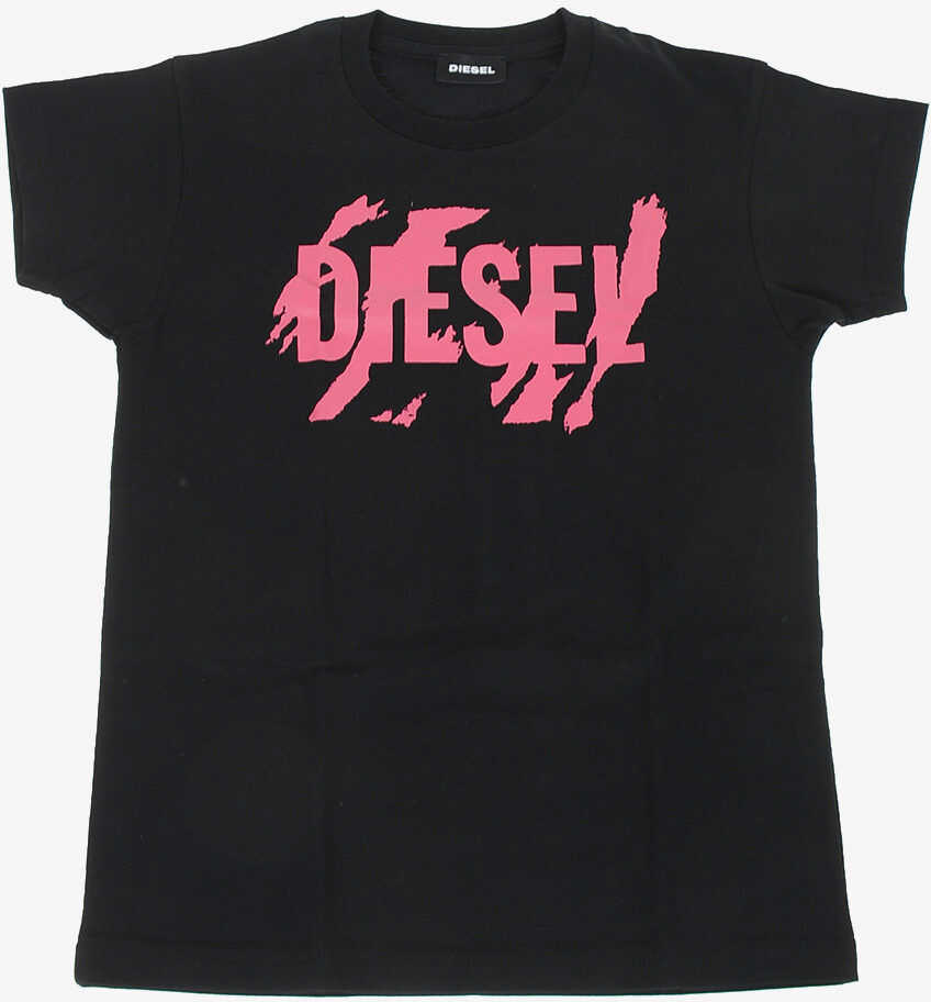 Diesel Kids T-shirt TLUCAS MC with Print BLACK