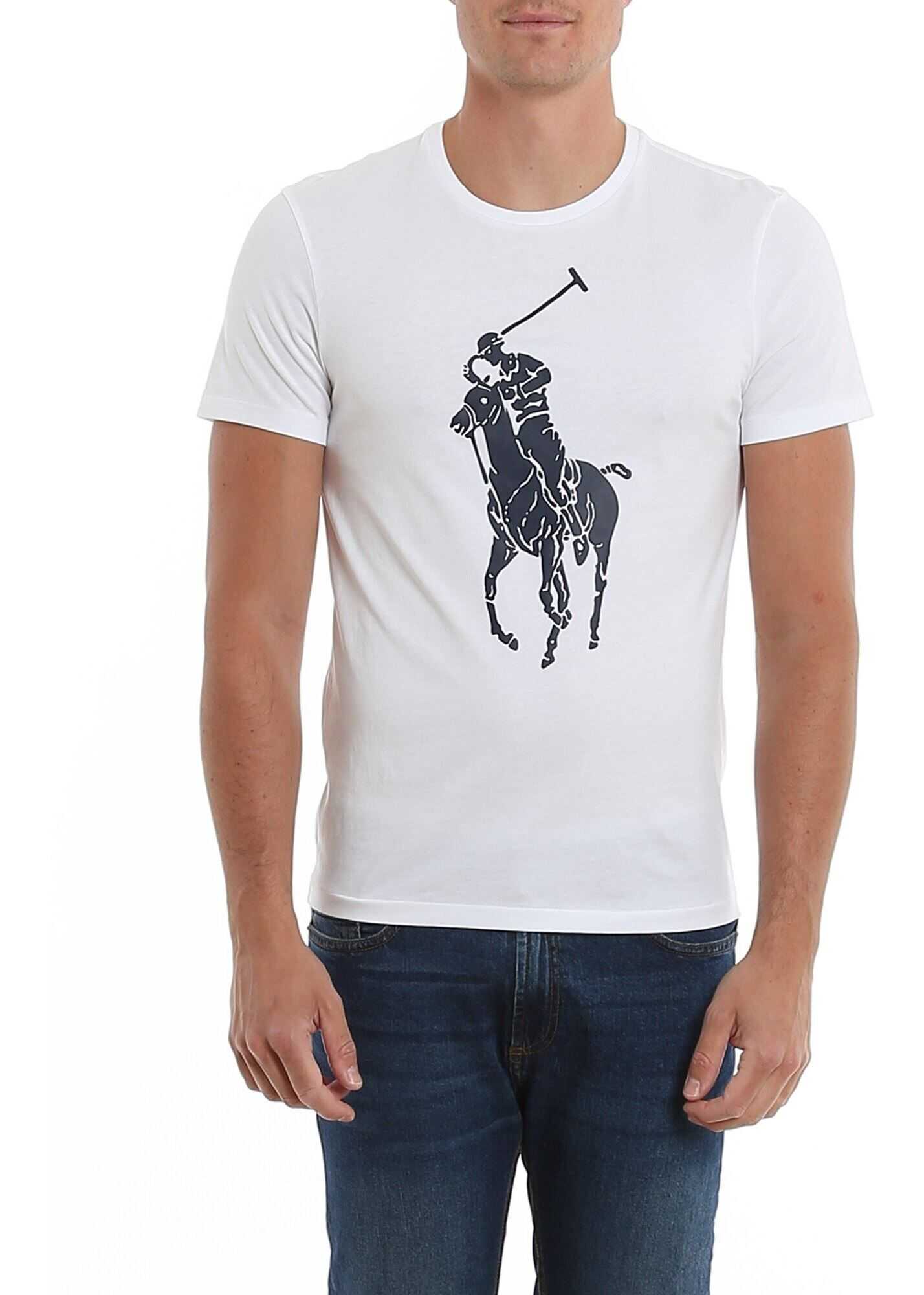 Ralph Lauren Printed Polo T-Shirt In White White