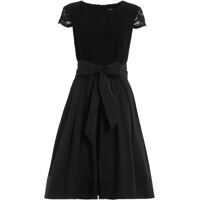 Rochii de zi Lace Bodice Dress In Black Femei