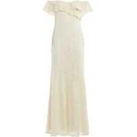 Rochii lungi Lace Dress In White Femei