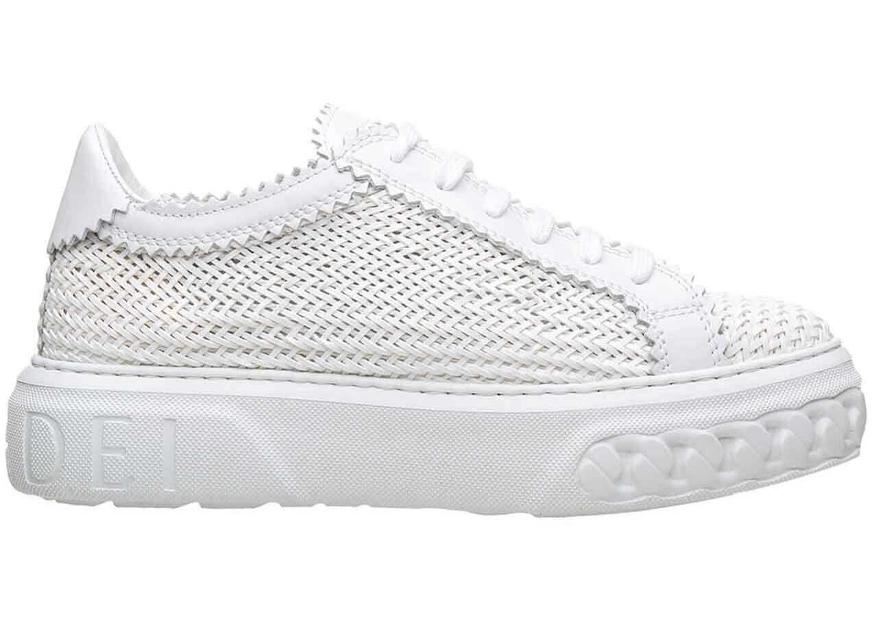 Casadei Off Road Twiga Sneakers In White 2X822P0201HANOI9999 White