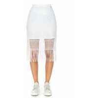 Fuste casual GUESS Skirt with freyed hem