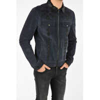 Geci de piele BLACK GOLD Suede Leather LYRICH Jacket Barbati