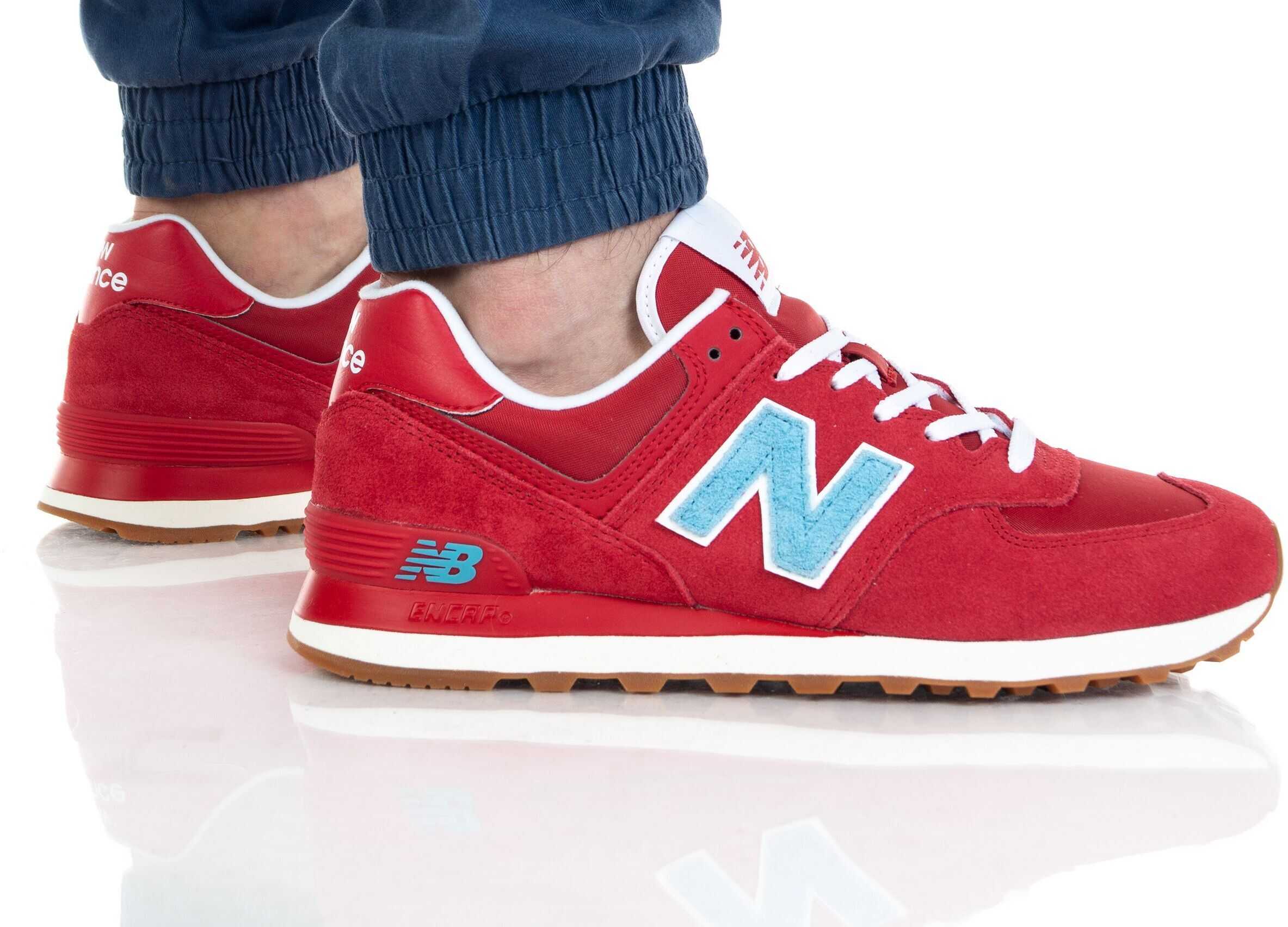 New Balance 574 Rosu