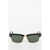 C&eacute;line Square Lens Mineral Sunglasses Black