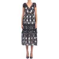 Rochii elegante Floral Dress With Sequins Femei