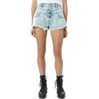 Pantaloni scurti Indigo High Waisted Track Shorts Femei