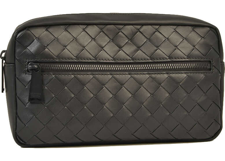 Bottega Veneta Leather Belt Bag Black