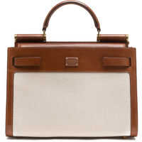 Genti de mana Canvas And Leather Bag Femei