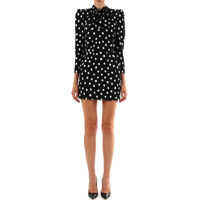 Rochii elegante Scarf-Collar Dress Femei