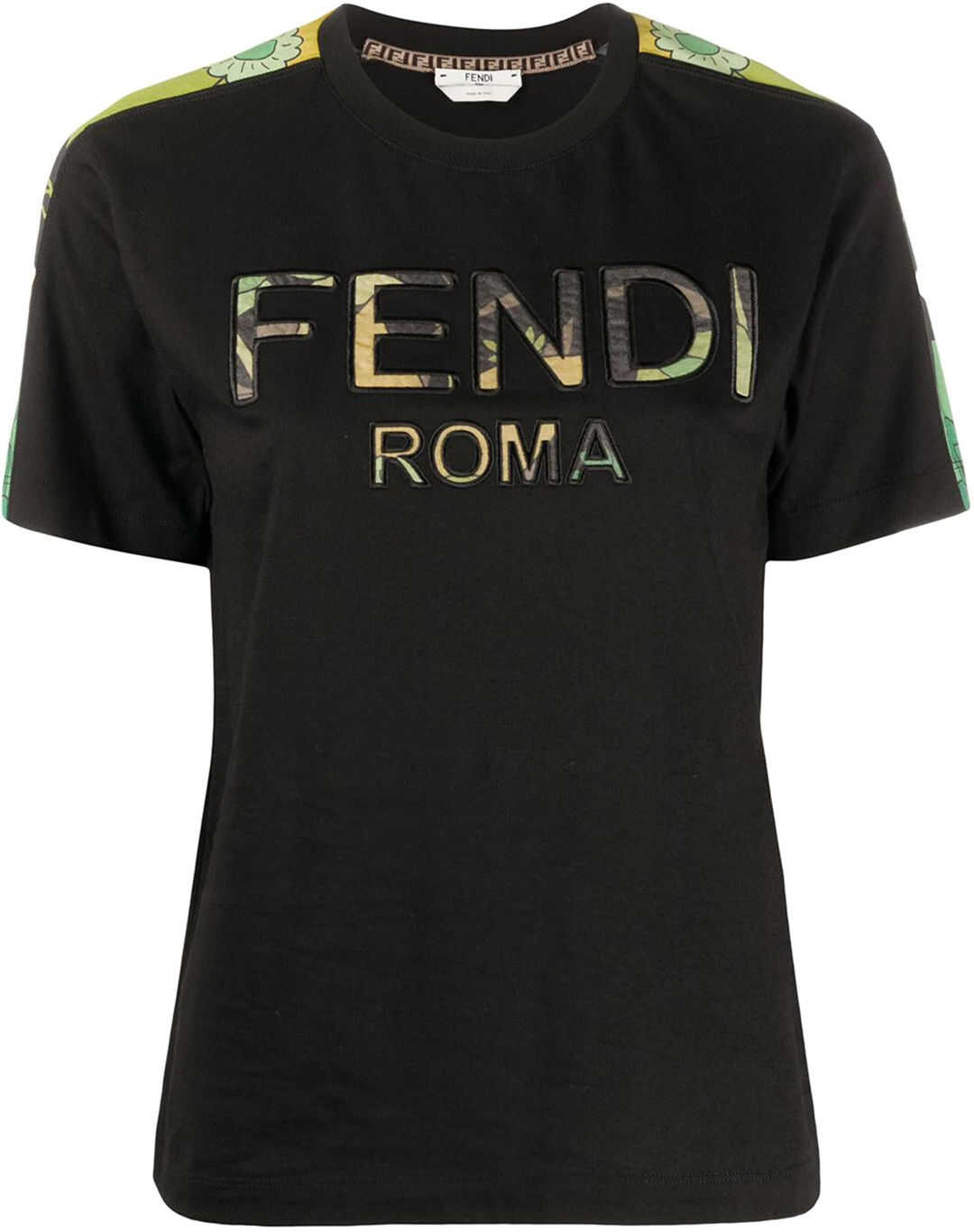 Fendi Floral Logo T-Shirt N/A