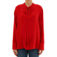Camasi Top In Jacquard Satin Vlogo Femei