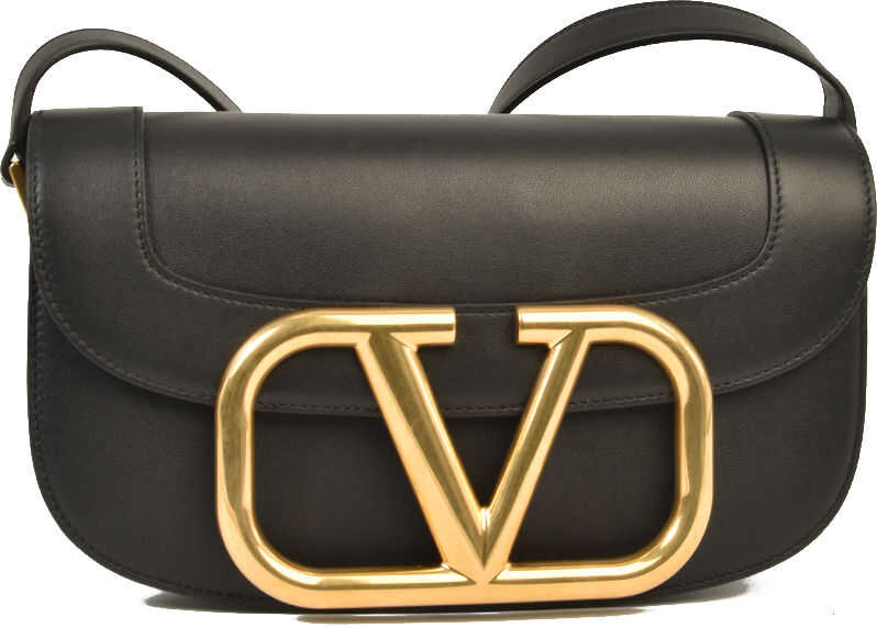 Valentino Garavani Supervee Shoulder Bag Black