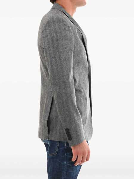 Jachete Tonello Gray Wool Jacket GREY Barbati (BM 7648174) 2