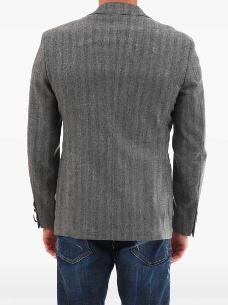 Jachete Tonello Gray Wool Jacket GREY Barbati (BM 7648174) 3