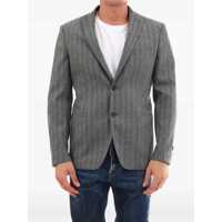 Sacouri Gray Wool Jacket Barbati