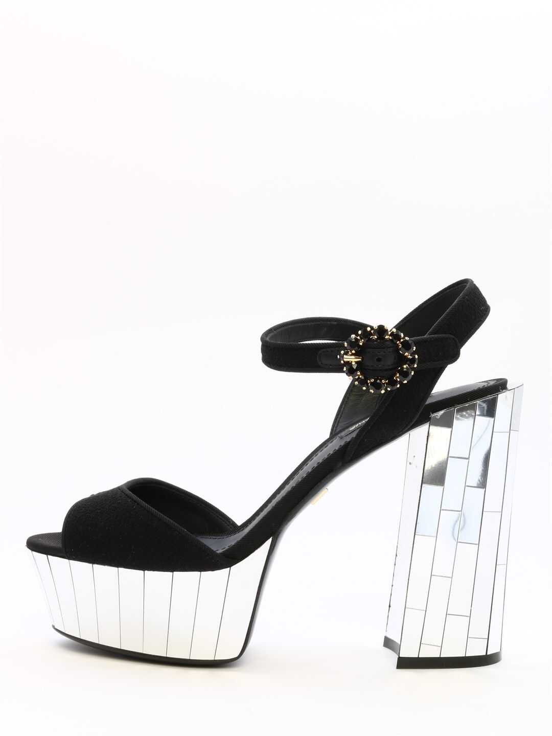 Dolce & Gabbana Sandal Keira Mosaic Black