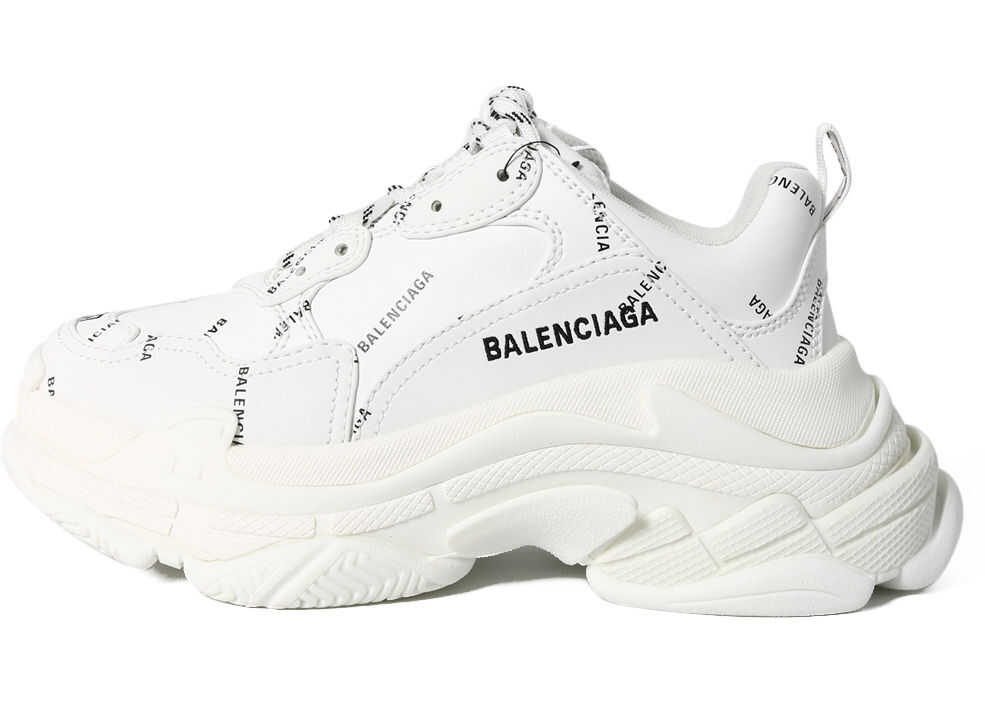 Balenciaga Sneakers Triple S Logo White