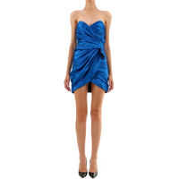Rochii elegante Draped Dress In Lamè Silk Femei