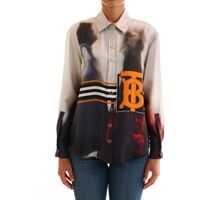 Camasi Burberry Over Silk Shirt