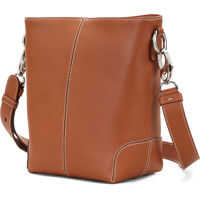 Genti de umar Mini Bucket Bag Tan Femei