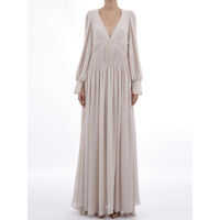 Rochii elegante Long Dress With Drapery Femei