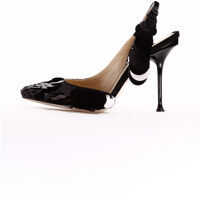 Pantofi cu toc Slingback Sequins Femei