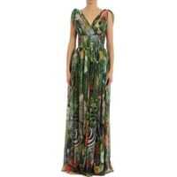 Rochii elegante Long Dress Jungle Print Femei